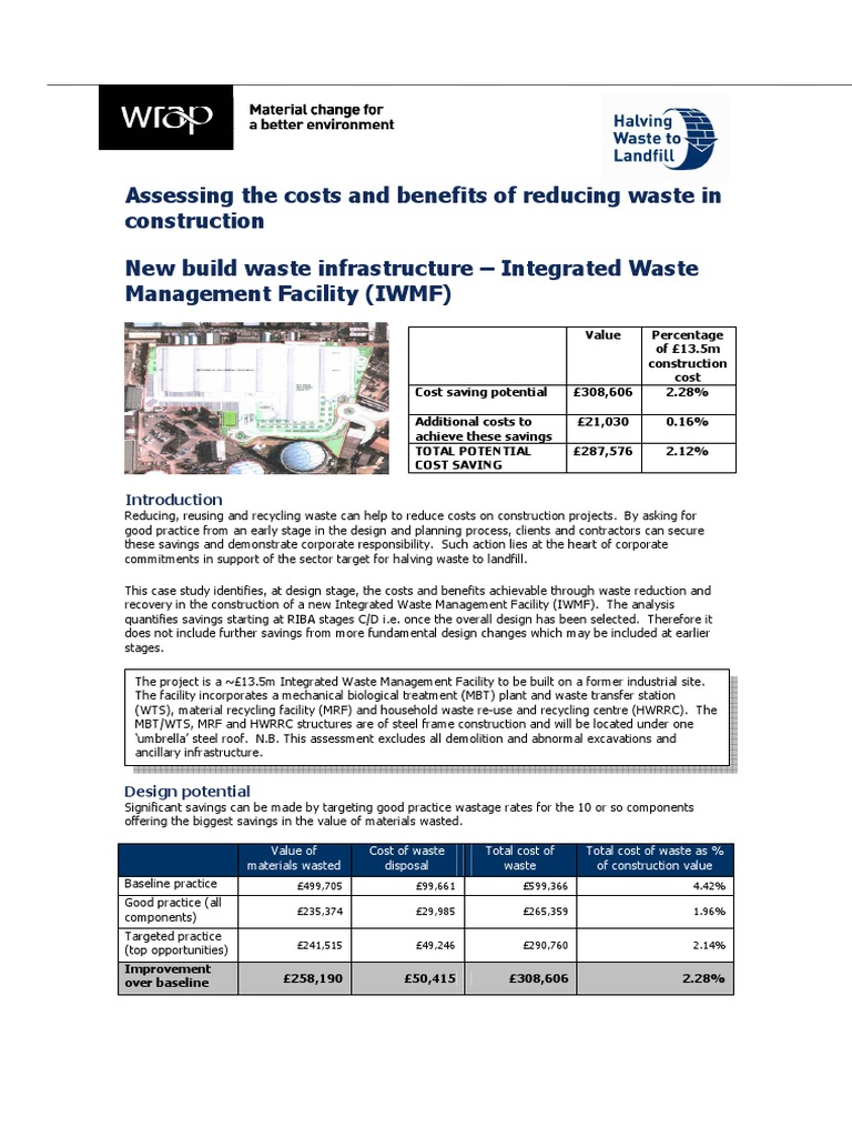 Southwark Iwmf Cba Final PDF Waste Management Recycling