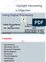 Integrated Daylight Harvesting and Human Detection Using Digital Processing