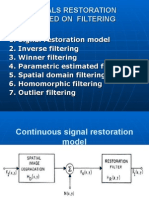 Signals Restoration Based On Filtering