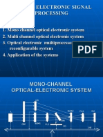 Optical Electronic Signal Processing