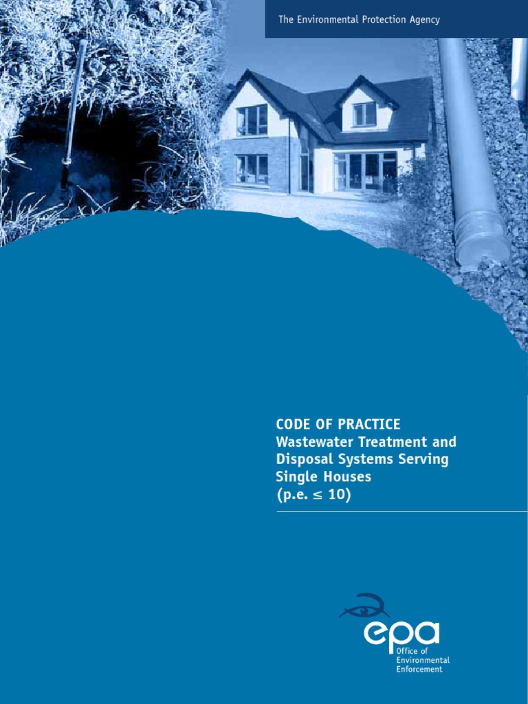 EPA Code of Practice Wastewater Treatment and Disposal Systems PDF
