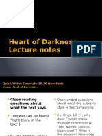 Heart of Darkness Lecture Intro Part I Narrative Structure 3 Layers Allusions