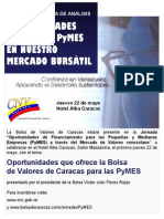 Viene Una Jornada Sobre PyMES y Mercado Bursátil