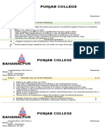 FSC Weekly Test Chapt 3