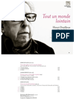 DUTILLEUX, H. - Tout Un Monde Lointain : 3 Strophes Sur Le Nom de Sacher: DeBUSSY - Cello Sonata (Bertrand, Amoyel, Lucerne Symphony, Gaffigan)