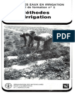 Methode d'Irrigation