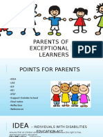 Parents of Exceptional Learners