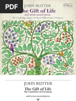 RUTTER, J.- Choral Music (the Gift of Life and 7 Sacred Pieces) (Cambridge Singers, Royal Philharmonic, Rutter)