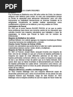 Evolucion de Los Computadores