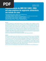 Iso 14000 Industria de Biscoitos