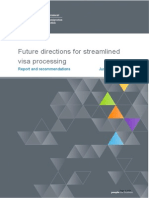 Future Directions For Streamlined Visa Processing: Report and Recommendations June 2015