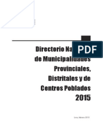 Directorio Municipal 2015