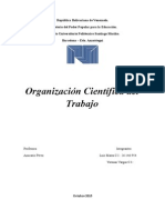 Organización Científica Del Trabajo