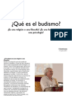 ¿Qué es el budismo?