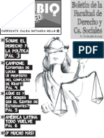 Boletín de La Facultad de Derecho y Ciencias Sociales #1