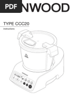 Kenwood KCook Multi Cooker CCC201WH User Manual