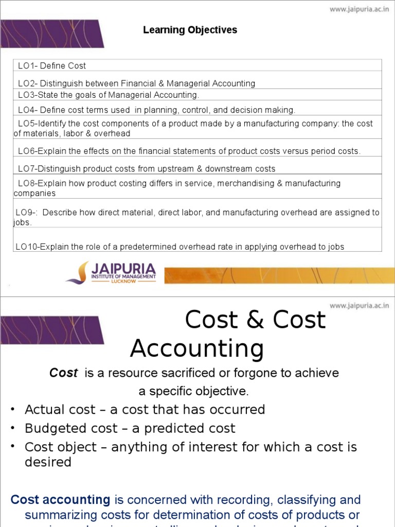 Cost Concepts.ppt Management Accounting Accounting
