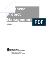 Advanced Project Management Workbook