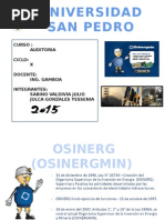 Funciones de Osinergmin