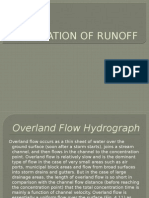 Estimation of Runoff