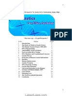 "The Gene Age - A Legal Perspective" by Justice R. K. Abichandani, Judge, High Court of Gujarat PDF