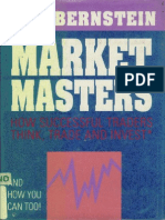 Jake Bernstein - MARKET MASTERS HOW TRADERS THINK TRADE AND INVEST PDF