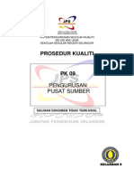 PK 09 Prosedur Kualiti Pengurusan Pusat Sumber PDF