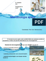 Microbiologia Apelor