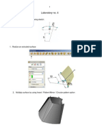 Laboratory No. 4: Realize in Top Plane The Following Sketch