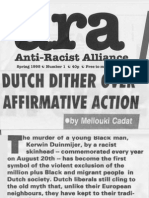Duth Dither Over Affirmative Action