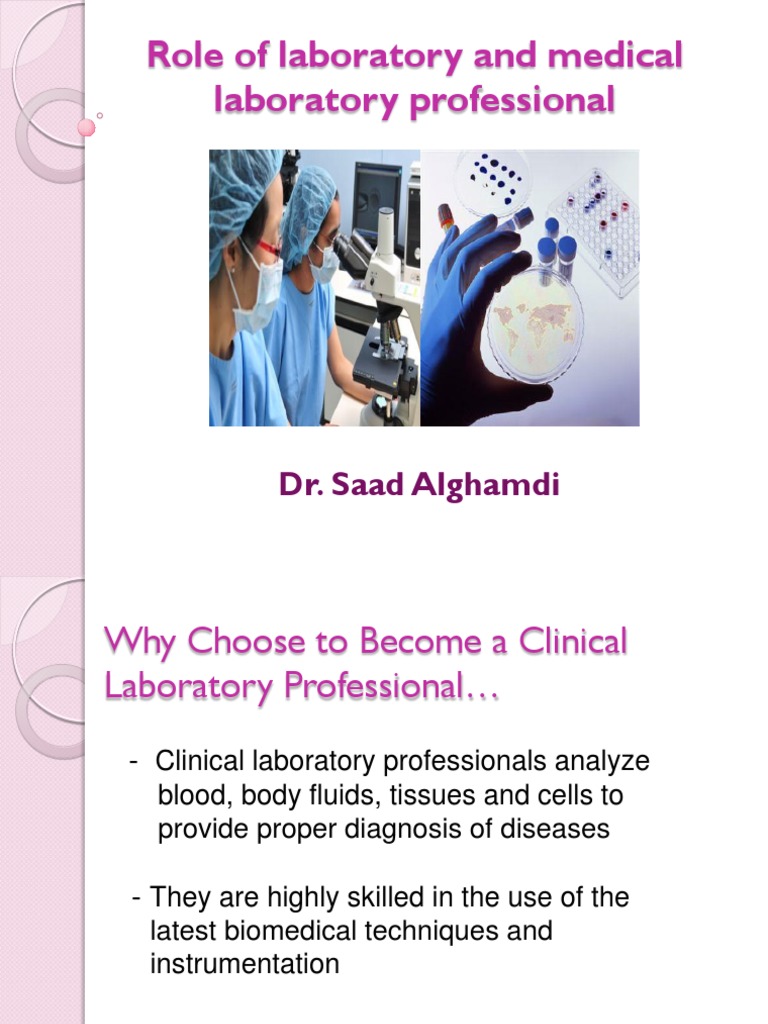 Importance of Clinical Lab Professionals | PDF | Medical Laboratory ...