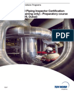 API101 - API 570 Piping Inspector Certification Examination (Training Only) - Preparatory Course (26 - 30 April 2015, Dubai)