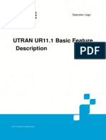 U - DER - ZTE UTRAN UR11.1 Basic Feature Description PDF