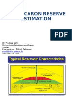 Reserve Estimation