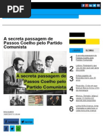 A Secreta Passagem de Passos Coelho Pelo Partido Comunista