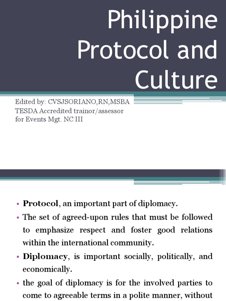 Philippine Protocol and Culture.pdf Etiquette Flag