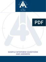 Sample Interview Questions and Answers