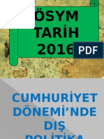 Atatürk Dönemi̇ Diş Poli̇ti̇ka