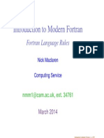 Introduction To Modern Fortran