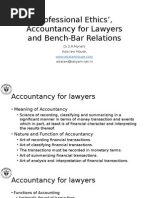 Professional Ethics_, Accountancy for Lawyers and Bench-Bar