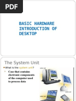 Basic Hardware Introduction of Desktop