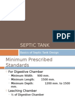 Septic Tank Sizing