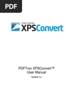 PDFTron XPSConvert User Manual