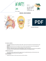 Nasal Discharge