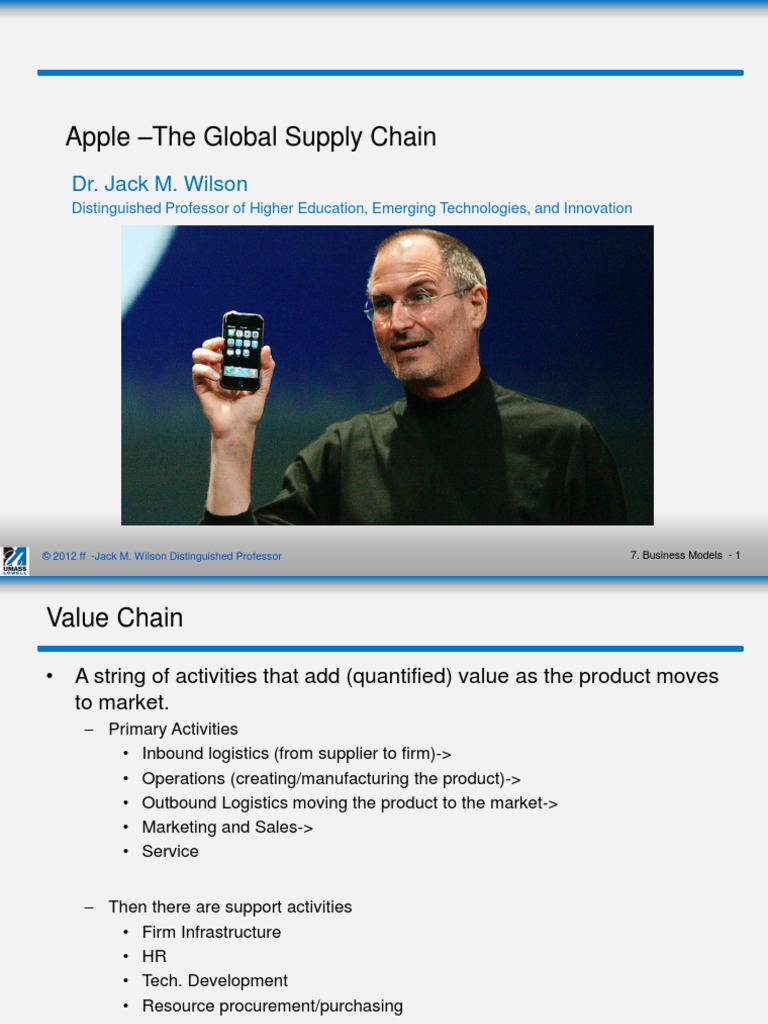 Case Apple Supplychain | PDF | Supply Chain | Apple Inc.
