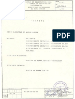 Norma CADAFE 61-87 Bancadas de Distribución