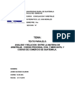 Trabajo Final de Arbitraje 8vo Semestre