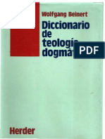 Diccionario de Teologia Dogmatica Beinert