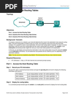 6.2.2.8 Lab - Viewing Host Routing Tables D.sandoval