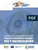 DPS (2015) Lineamientos Política Pública